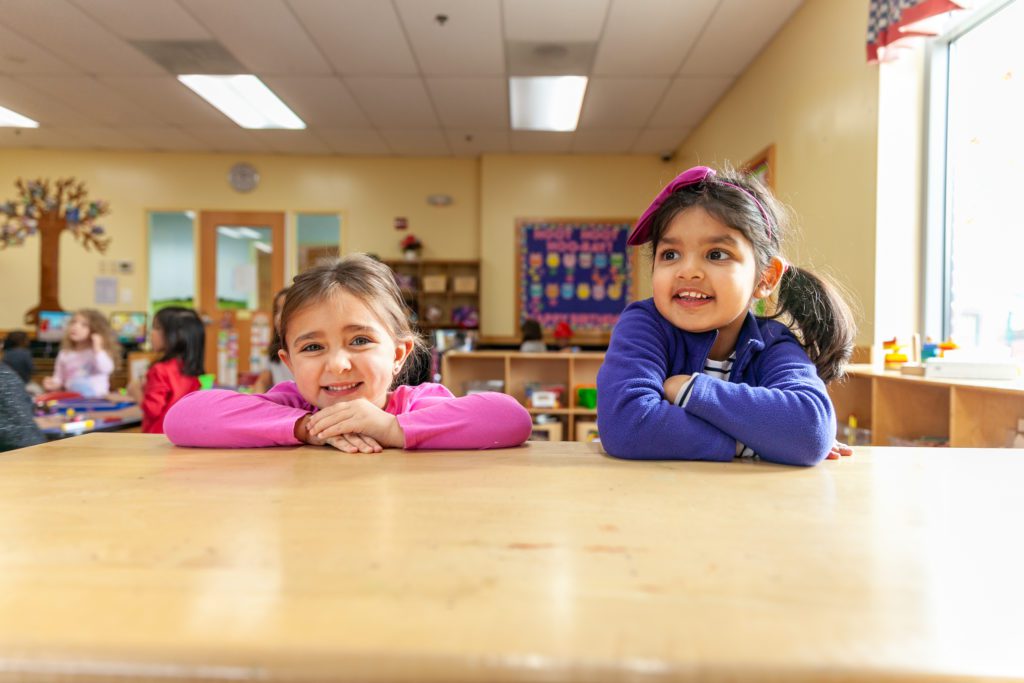 Students at Columbia Academy’s private preschool learn through play while building friendships and social skills.